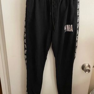 NBA black jogger sweatpants